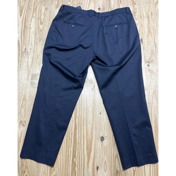 X Suit 5.0 Dress Pants Navy Blue Tailored Fit Straight Leg Sz 42x28 NWT - Picture 2 of 6